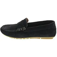Marc O'Polo Chaussons mocassins pour femmes , chaussures basses, modèle mocassin, couleur bleue, pour un style décontracté