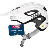 ABUS Cliffhanger Mips Mtb Helmet Blanc L