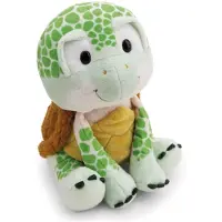 Nici Peluche tortue assise GREEN