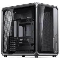 Jonsbo X400 Pro PC-Gehäuse, Midi-Tower, ATX, Tempered Glass - grau (ATX, mATX, Mini-ITX), Boîtier PC, Gris, Noir