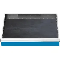 Bedrunka & hirth Insert en caoutchouc strié L680 x P500 (60 cm, 40 cm)
