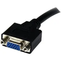 StarTech.com Câble adaptateur DVI vers VGA de 20cm - Convertisseur DVI-I vers HD15 - M/F