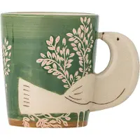 Bloomingville Ensemble de 4 tasses Hezha vertes