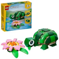 LEGO Creator 31377 La tortue et la fleur de nénuphar