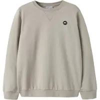 Name It Kids Sweat 'Vimo' beige foncé / noir / blanc
