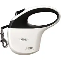 Flexi One S 5m 15kg Dog Leash Blanc