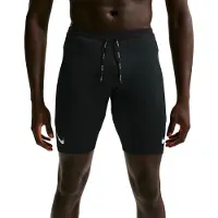 Nike Running - Cuissard respirant avec sous-short intégré - M Dri-Fit ADV Aeroswift Short Tight Black Summit White pour Homme - Taille M - Noir