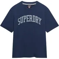 Superdry Athletic Essential Short Sleeve T-shirt Bleu L Homme