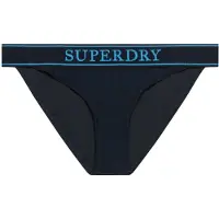 Superdry Femme Bas de Bikini Classique Avec Logo Navy Taille: 40