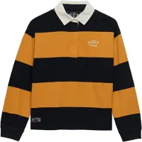 Superdry T-shirt 'Heritage' jaune foncé / noir