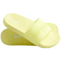 Superdry Code Logo Vegan Slides Jaune EU 42-43 Homme