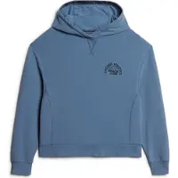 Superdry Femme Sweat à Capuche Athletic Essentials Bleu Taille: 44