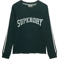 Superdry T-shirt vert foncé / blanc
