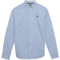 Superdry Chemisier bleu clair / blanc