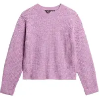 Superdry pour femme. W6110579A Pull brossé rose (XL), Casuel, Acrylique