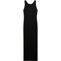 Superdry Lbd Cut-out Back Sleeveless Long Dress Noir S Femme