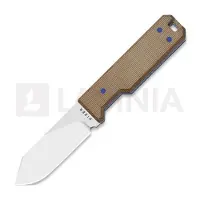 Kizer Cutlery Abrams 1133A2 Stonewashed 14C28N, Norplex UltreX Micarta, couteau fixe