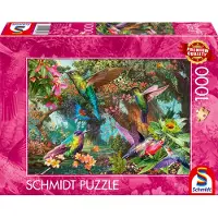Schmidt Spiele Puzzle Jeu de Couleurs du Colibri - 1000 pièces