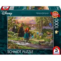Schmidt Spiele PU1000T.Kinkade Disney, Brave, Merida 58039