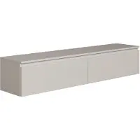 Selsey Bemmi - Panneau de suspension TV, gris, 150 cm