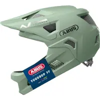 ABUS Youdrop Ff Junior Downhill Helmet Vert S Enfants