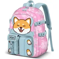KARACTERMANIA Omp! Haru Shiby 16l 40x27x15 Cm Backpack Rose Enfants