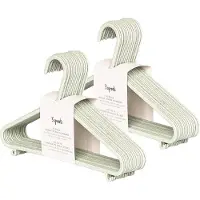 3 Sprouts Cintre - 15 Pack - 29,5 x 17,5 cm - Vert - - UneTaille - Cintre
