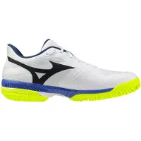 Mizuno Wave Exceed Court CC - blanc/bleu éclatant/jaune vif, taille : 8