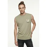 Jack & Jones T-Shirt 'JORMontauk' crème / marron / vert pastel / noir