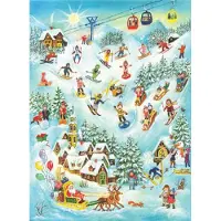 Sonstige Verlage Skifahrer (24 Porte)