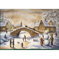 Richard Sellmer Verlag Calendrier de l'Avent « Au bord du pont »