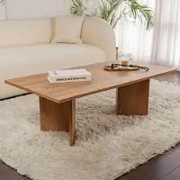 Dmora Turate - Table Basse, 119x60x40h cm Chêne Marron, Forme Rectangulaire
