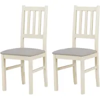 LeafDesign CHAISE DE SALLE À MANGER - Lot de 2 Bos 4 cachemire opium 85