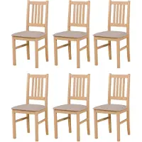 LeafDesign CHAISE DE SALLE À MANGER - Lot de 6 Bos 1 sonoma neve 13