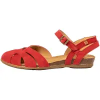 El naturalista Sandales plates STELLA N5207 femmes - Rouge - 39