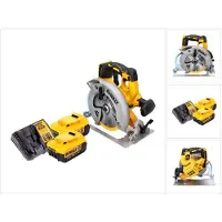 DeWalt DCS570 Scie circulaire sans fil 184mm 18V Brushless + 2x Batteries 4,0Ah + Chargeur