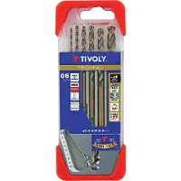 Tivoly Coffret de 6 forets technic métal, Diam.2 à 8 mm 11468470047