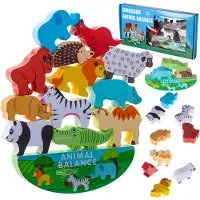 Pricenet Jeu de puzzle équilibrant les animaux de safari