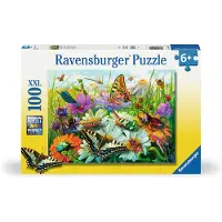 Ravensburger Puzzle XXL Le monde merveilleux des insectes, 100 pièces.