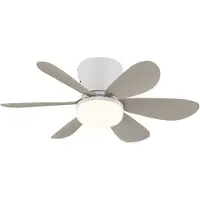 Globo Ventilateur de plafond Delores brun sable