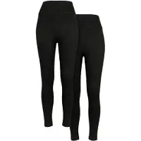 Urban Classics - Lot de 2 leggings pour femmes TN323 (XS) (noir)
