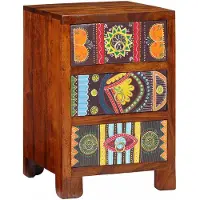 vidaXL Table de chevet 40x40x60 cm bois d'acacia massif