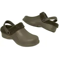Atlas For Men - Sabots de jardin pour homme, doublure en sherpa AF2025 (42 EU) (vert kaki)