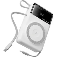 Mobile Origin Batterie externe mobile, 35W, compatible Power Delivery, capacité de 20000 mAh, avec écran, modèle PB15, compatible MagSafe