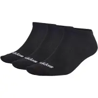 Adidas Unisexe, Chaussettes, T Lin Low 3p,Black/White Black/White S, Noir, (Lot de 3, 37 - 39)