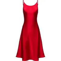 Serena Silueta Robe 'Below the knee satin slip dress 'Grace'' rouge