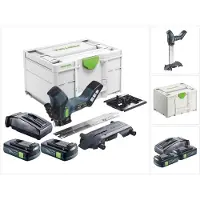 Festool ISC 240 EB-Basic sans fil 18 V 240 mm + 2x batterie 3,0 Ah + chargeur + systainer