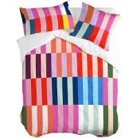 Happy Fiday Home Color pop Housse de couette 200 x 200 cm 100% coton Fabriqué en Europe