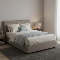 Talamo Italia Anyta - Lit une place et demie, Grège, Déhoussable Italy