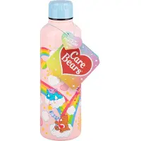 Paladone The Care Bears Metal Water Bottle Rose